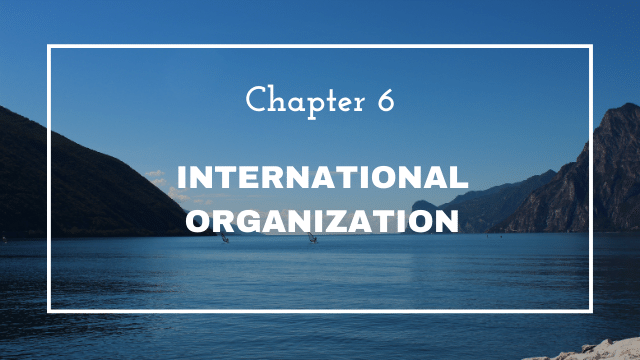 NCERT Solutions for Class 12 Political Science Chapter 6 International Organisations