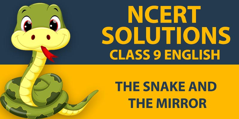 NCERT Solutions for Class 9 Subject English Chapter – 5 The Snake and The Mirror